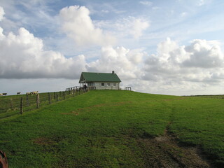 Hamburger Hallig in Nordfriesland an der Nordsee