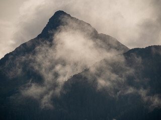 Misty Mountains Landscape, Alaska