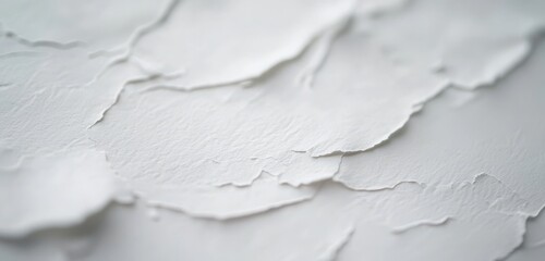 Obraz premium A high-resolution close-up of white paper texture with soft grain and subtle highlights