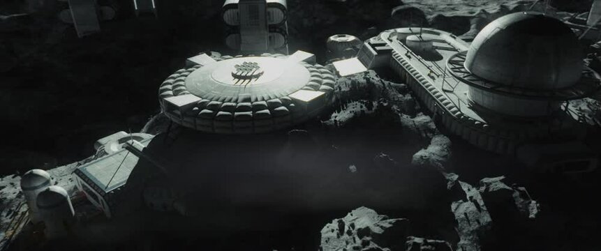 Lunar base research facility