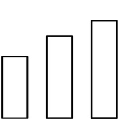 Sales up graph vector