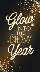 Celebrate the arrival of the New Year with glowing decorations and festive vibes