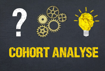 Obraz premium Cohort Analyse 