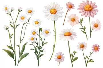 A collection of flowers arranged together, ideal for decorative purposes