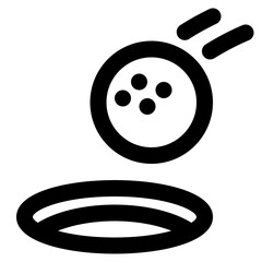 Obraz premium Golf Ball Icon