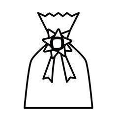 リボンがついたプレゼントの袋