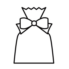 リボンがついたプレゼントの袋