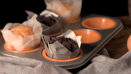 Delicious homemade muffins