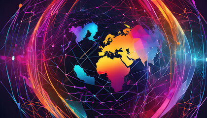 Obraz premium Global Communication