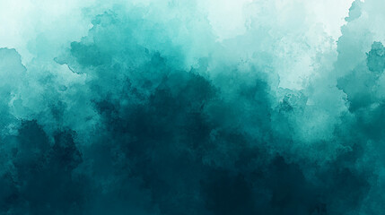 Obraz premium Swirling shades of teal and blue create an abstract background with soft textures and depth