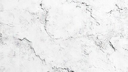 Fototapeta premium White grunge cement concrete wall serves as a textured background, ideal for various creative projects, with ample copy space for adding text or graphics emphasizing the unique wall style.
