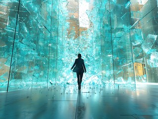 Breaking Through Glass Walls Shattering Barriers to Reach New Horizons