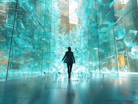 Breaking Through Glass Walls Shattering Barriers to Reach New Horizons