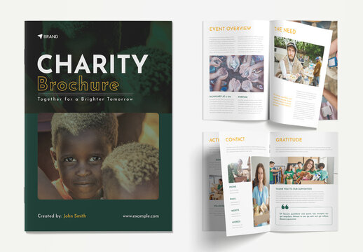 Modern Charity Brochure Template