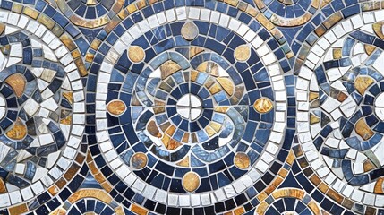 Obraz premium Ceramic tile pattern background. Ceramic mosaic tiles wall.