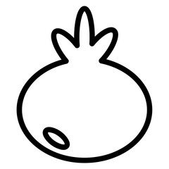 Juice Lemon Lime Line Icon