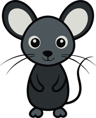 a cute mouse cartoon design new style