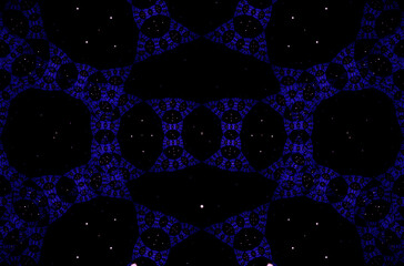 Abstract fractal 3d circle image