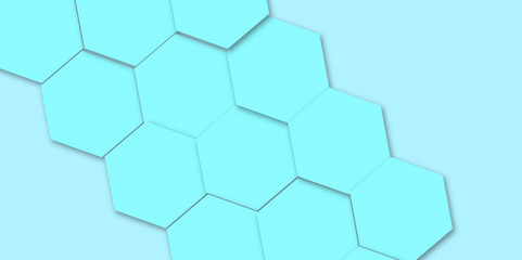 Abstract 3d modern hexagon colorful pattern technology honeycomb texture concept background.