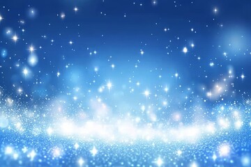 Magical Glittery Blue Backdrop for Festive Designs