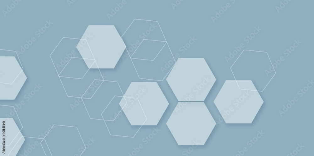Aufkleber the geometric hexagon texture pattern design. the abstract hexagon design.3d render of honeycom abst