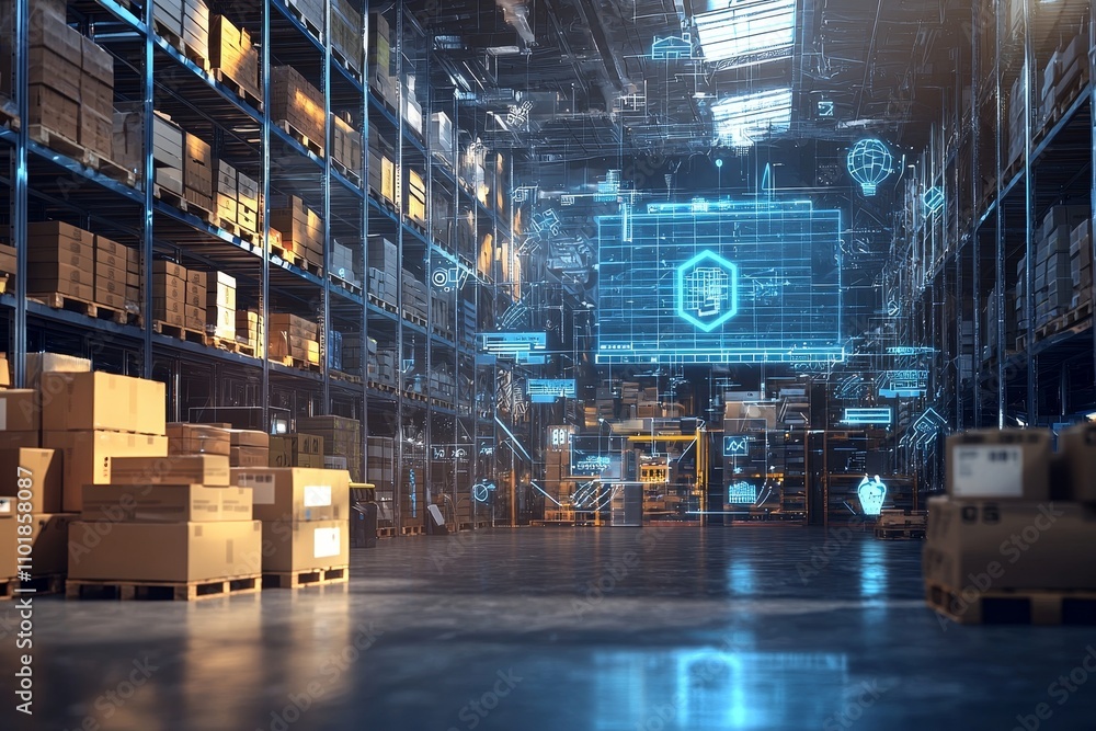 Poster picking and delivery of packages can be identified with the help of smart warehouse management syste