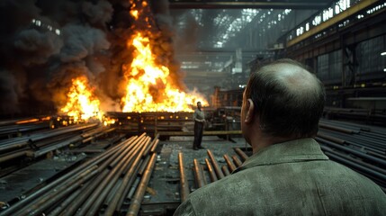 Steel mill manufacturing processes rely on industry machinery and equipment to perform melting, casting, and rolling.