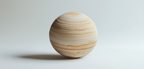 Dynamic 3D model of Saturn, focusing on its complex ring system and colors.