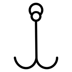Gear Hook Tackle Line Icon