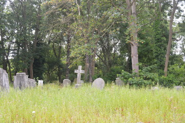 Cemeteries, graveyards and churches