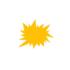 cartoon explosion vector element