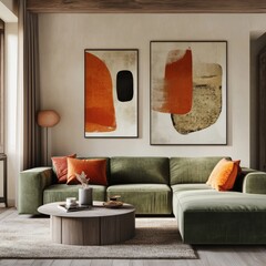 Modern living room apartment.
