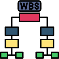 Work Breakdown Structure (WBS) icon