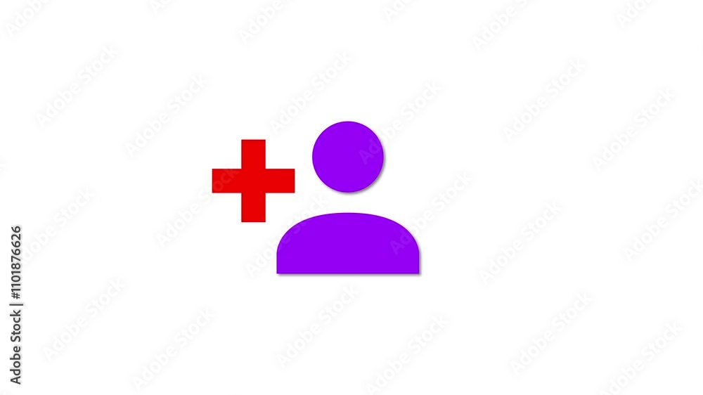 Poster add profile icon. user or avatar icon with plus sign.