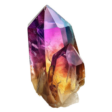 recommend clip art: Colorful sharp crystal gemstone clip art