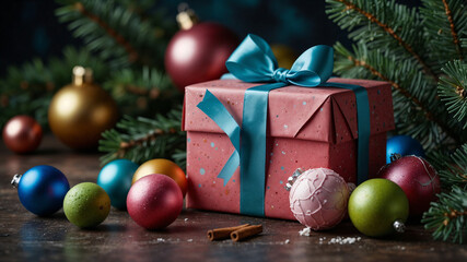 christmas tree and gifts