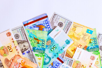 Various denominations of national currency banknotes are issued by it for international business, commerce, economic exchange across Chinese yuan, US dollars, Kazakhstan tenge