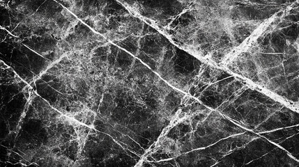 Fototapeta premium Black and white marble texture with striking veins and patterns found in natural stone