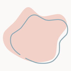 Abstract shapes in soft colors, suitable for backgrounds or design elements.