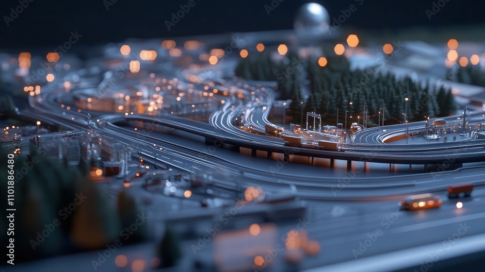 Poster digital twins for modeling transport infrastructure to enhance system planning efficiency
