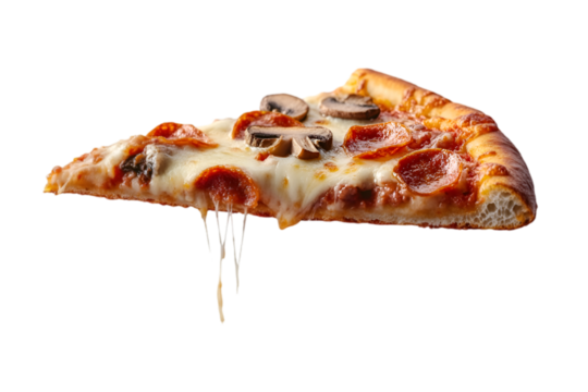 pizza isolated on white