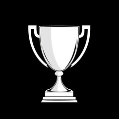 Vector illustration of trophy