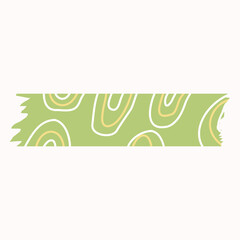 A stylized green pattern with abstract shapes, suitable for backgrounds or designs.