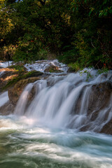 Paray Kyayto waterfall in Kayin state, Myanmar