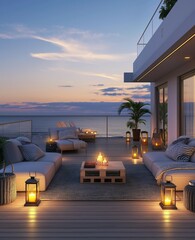Fototapeta premium Luxury holiday let