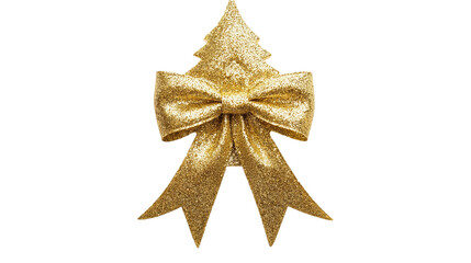 Elegant Gold Christmas Tree Ornaments with Sparkling Sequin Ribbons and Butterfly Accents, Perfect for Holiday Festive Décor and Luxurious Seasonal Ambiance.