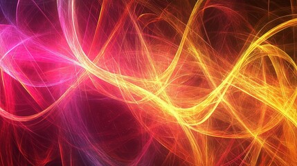 Fototapeta premium line neon effect abstract background