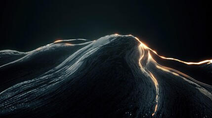 line neon effect abstract background