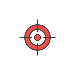 Accuracy icon in colored version