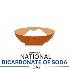 vector illustration for soda day in december. december 30